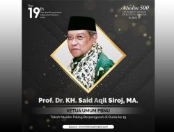 KH. Said Aqil Siradj Masuk Jajaran Ke-19 Muslim Paling Berpengaruh di Dunia