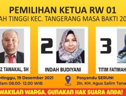 Kandidat RW Tidak Memenuhi Syarat, Lurah Tanah Tinggi Diminta Tegas Jangan Langgar UU!
