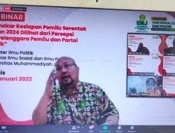 Fisip UMJ Gelar Webinar, Menakar Kesiapan Pemilu serentak 2024