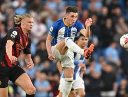 Hasil Liga Inggris: Brighton Tahan Imbang City 1-1